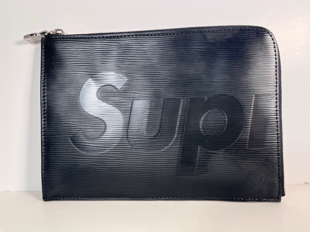 LOUIS VUITTON LV X SUPREME SLENDER WALLET 'EPI BLACK', Men's Fashion,  Watches & Accessories, Wallets & Card Holders on Carousell