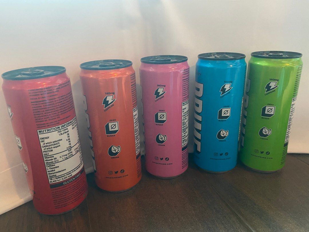 Prime Energy Drink, 嘢食 & 嘢飲, 飲料 Carousell