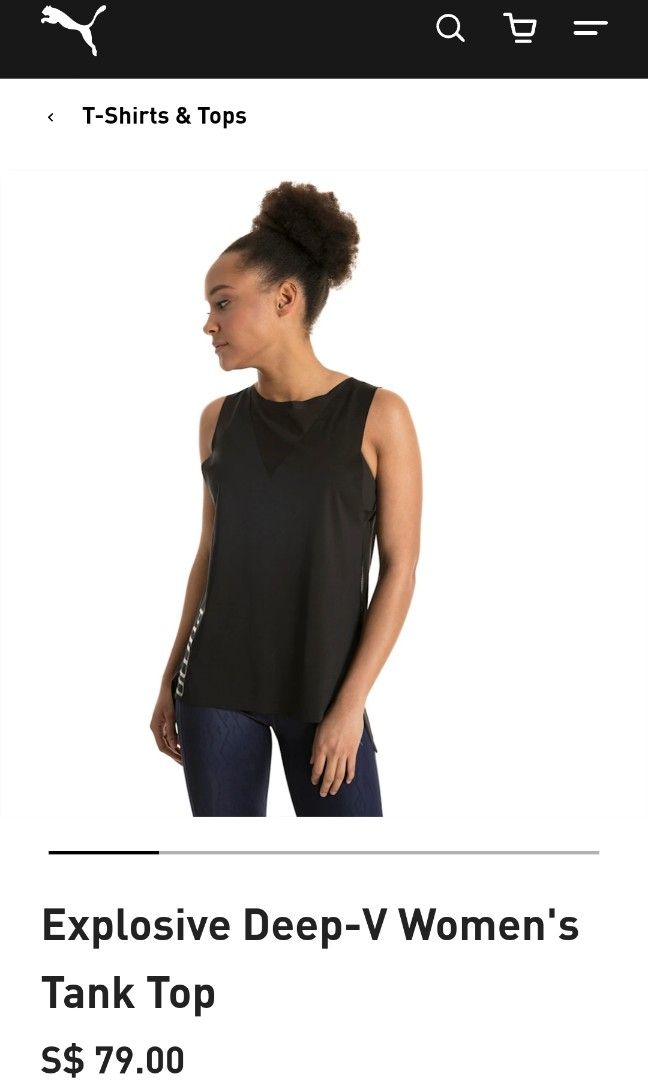 Puma tank deals top womens