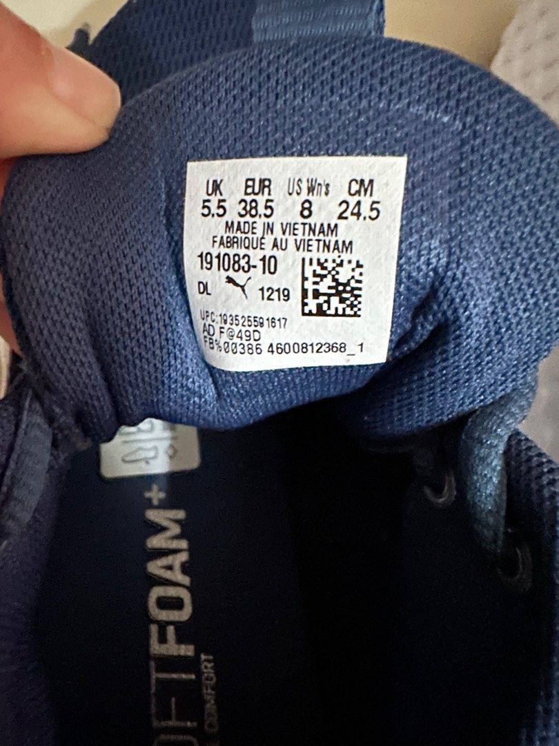 tenis puma soft foam comfort insert