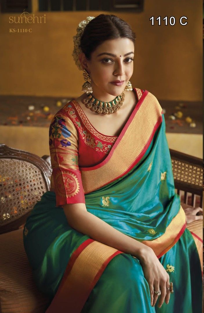 Raw silk saree new arrivals with designer blouse
