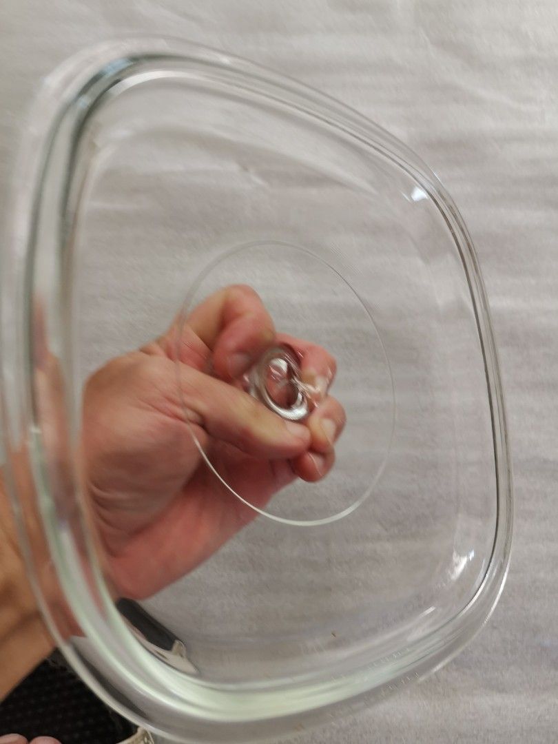Pyrex casserole glass cover lid 20cm, Furniture & Home Living