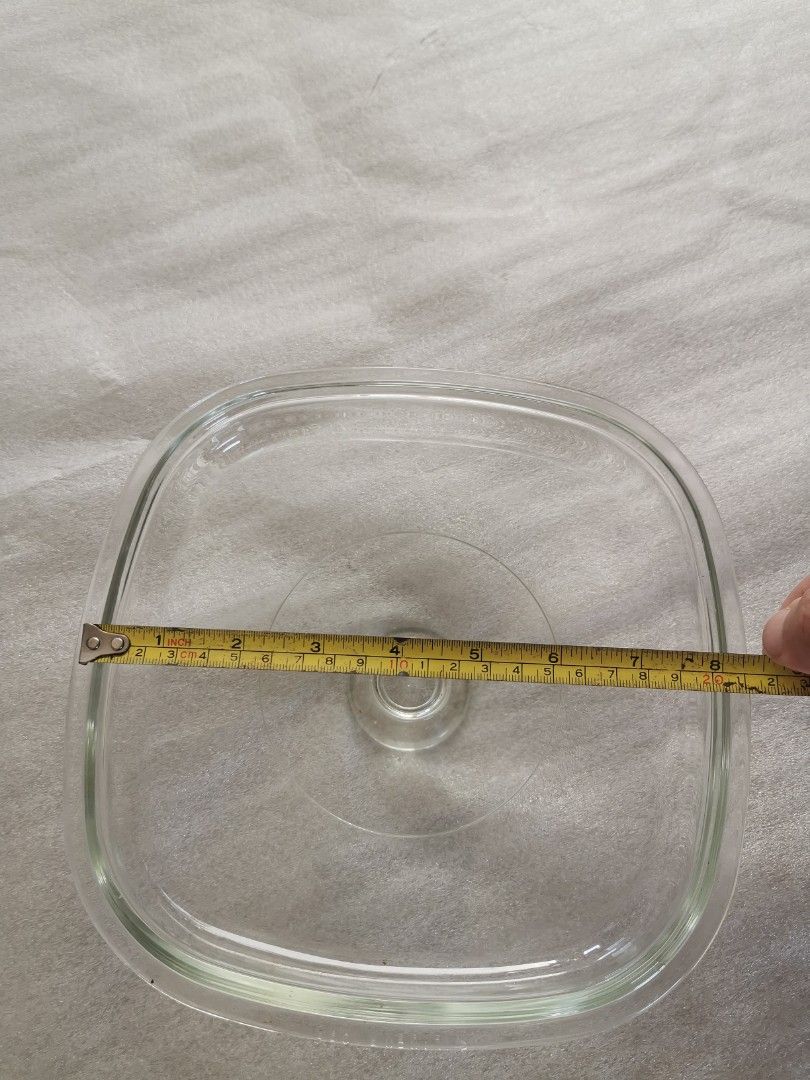 Pyrex casserole glass cover lid 20cm, Furniture & Home Living