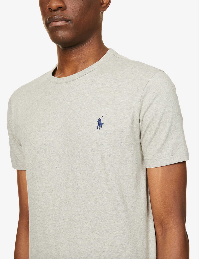 Ralph Lauren Custom slim fit crewneck t shirt Oat color Men s