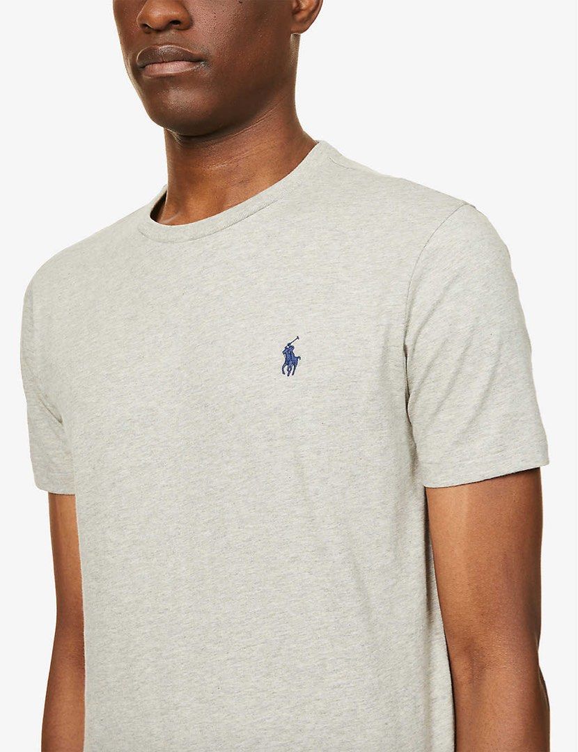 Ralph Lauren Custom slim fit crewneck t shirt Oat color Men s