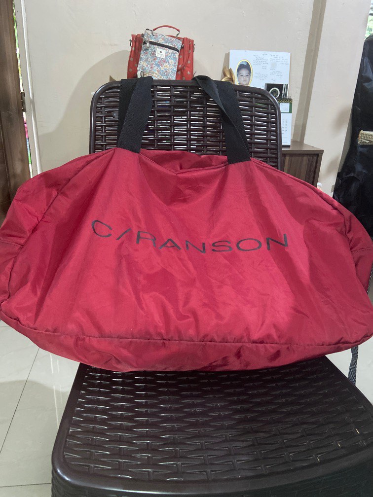 RANSON Extra Large Red Nylon Duffle Bag, Men's Fashion, Bags, Backpacks ...