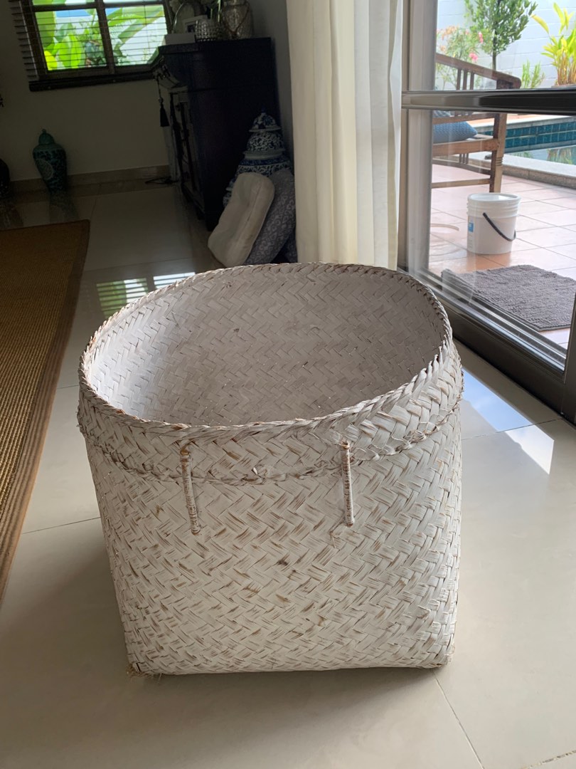 Rattan Basket, Furniture & Home Living, Home Improvement & Organisation