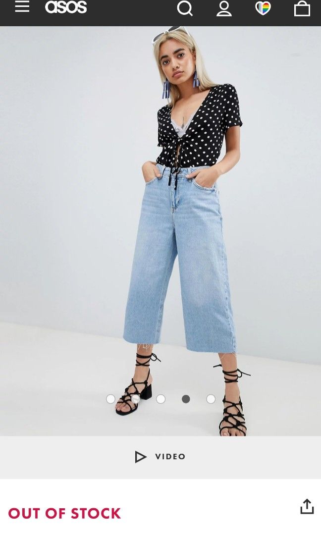 Alexa wide leg 2025 jeans