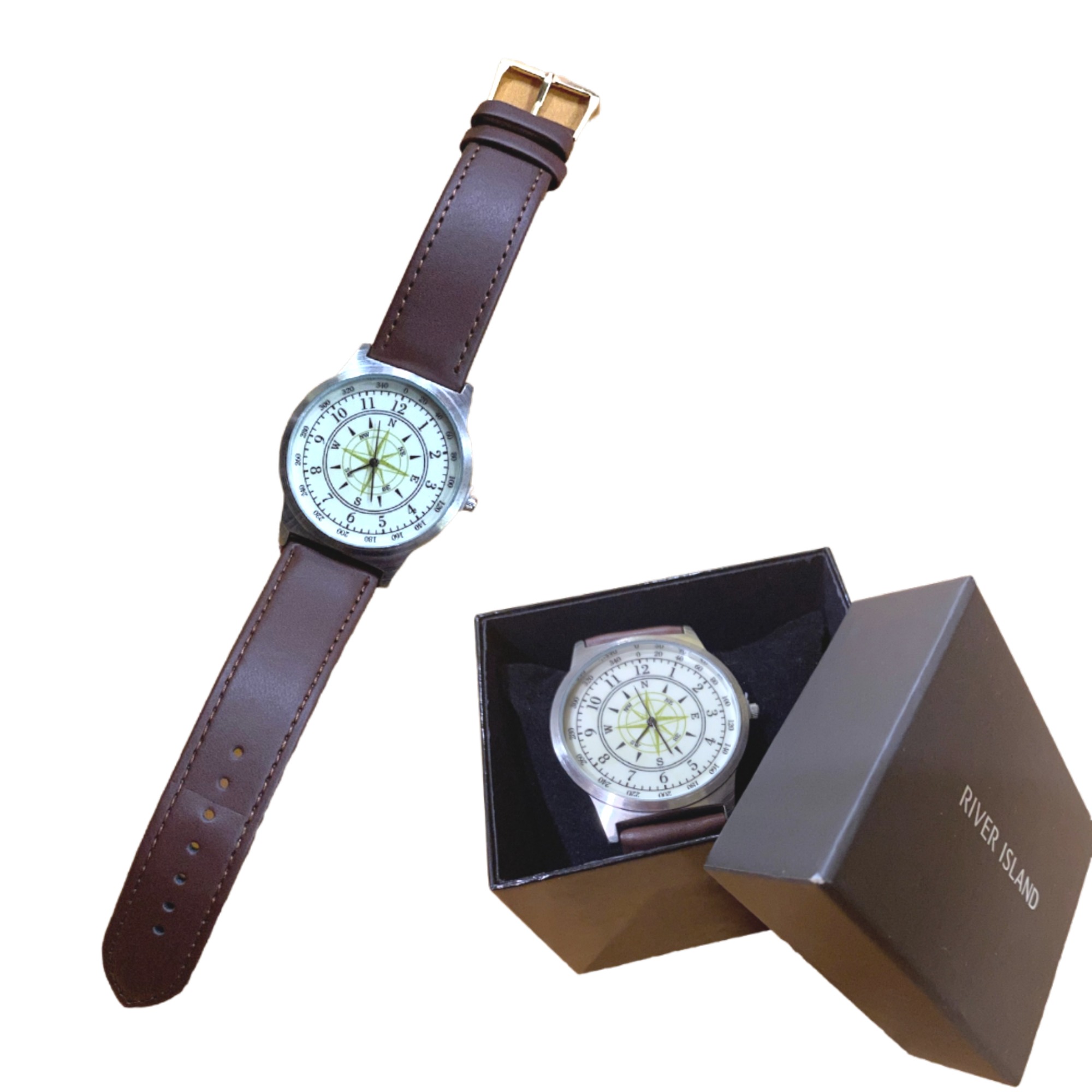 River Island Fashion Compass Watch Luxury Watches on Carousell