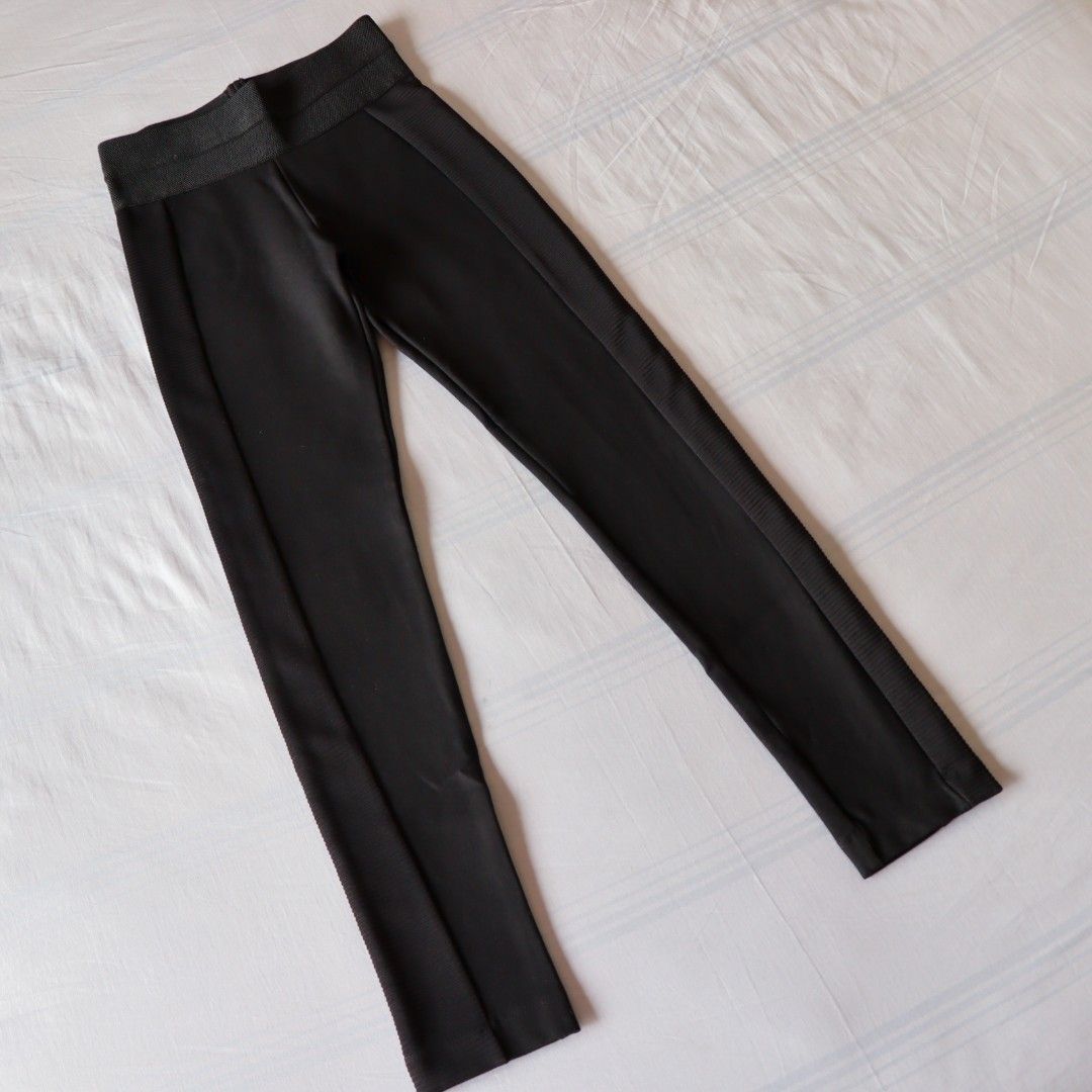 (S) Zara High Waist Body Shaping Leggings in Black