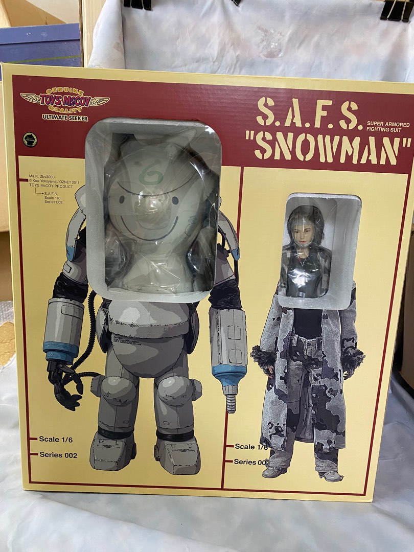 橫山宏S.A.F.S, Ma.K Snowman 1/6 figure., 興趣及遊戲, 玩具& 遊戲類 