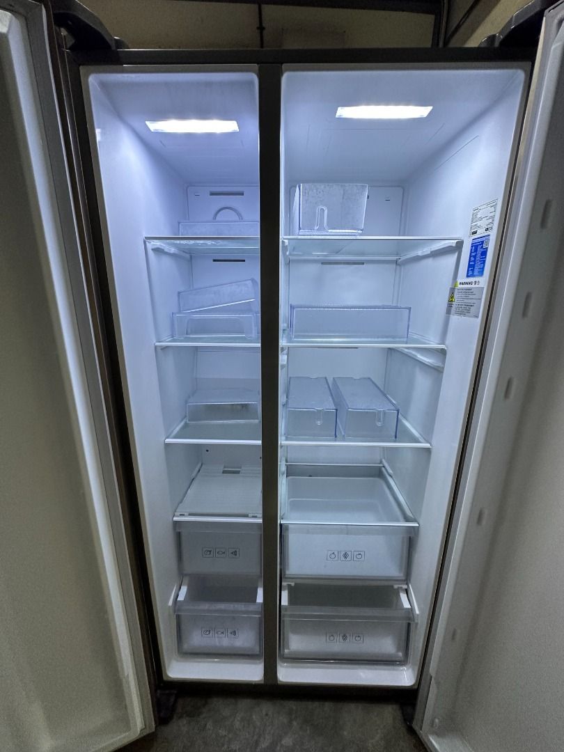 Samsung 620L SideBySide Refrigerator RS62K61A77P (93758), TV & Home