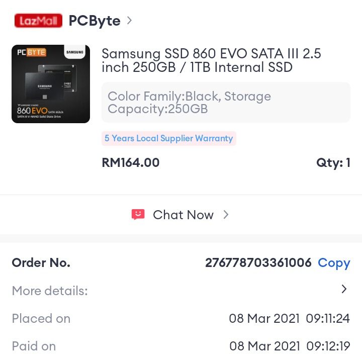 860 on sale evo 256gb