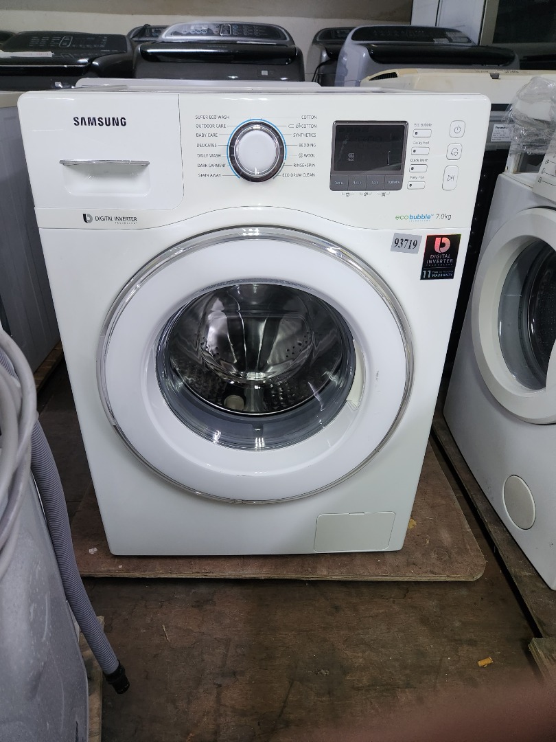 SAMSUNG Washer 7kg WW70H5200EW NEW Motherboard, TV & Home Appliances