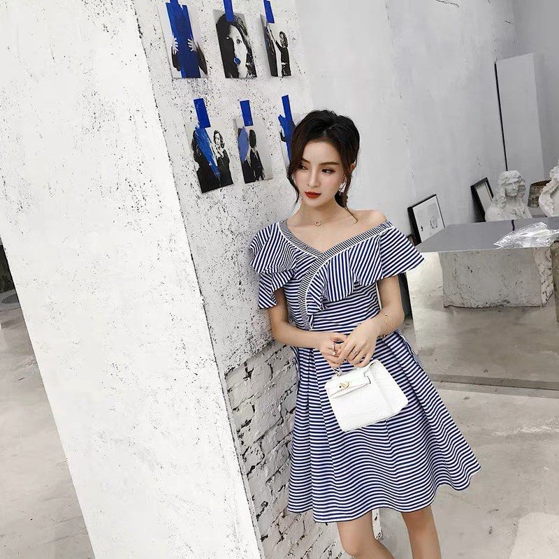 Self portrait clearance striped dress