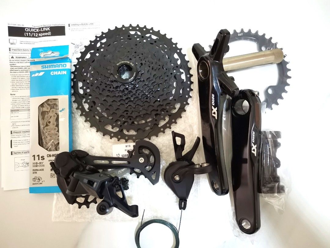 Shimano M7100 Groupset mountain bike. Sports Equipment Bicycles Parts Parts Accessories on Carousell