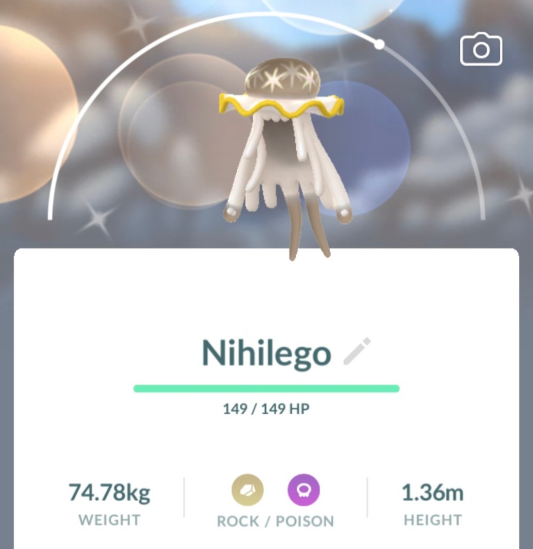 Pokemon Go - Nihilego Registered or 30 days 