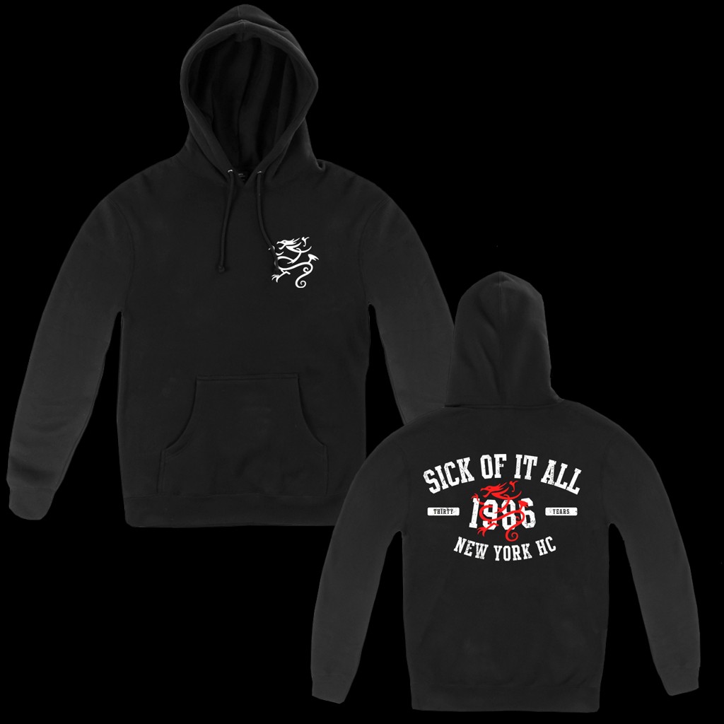 Sick of it all 30th nyhc hoodie (not shelter madball gorilla biscuit ...