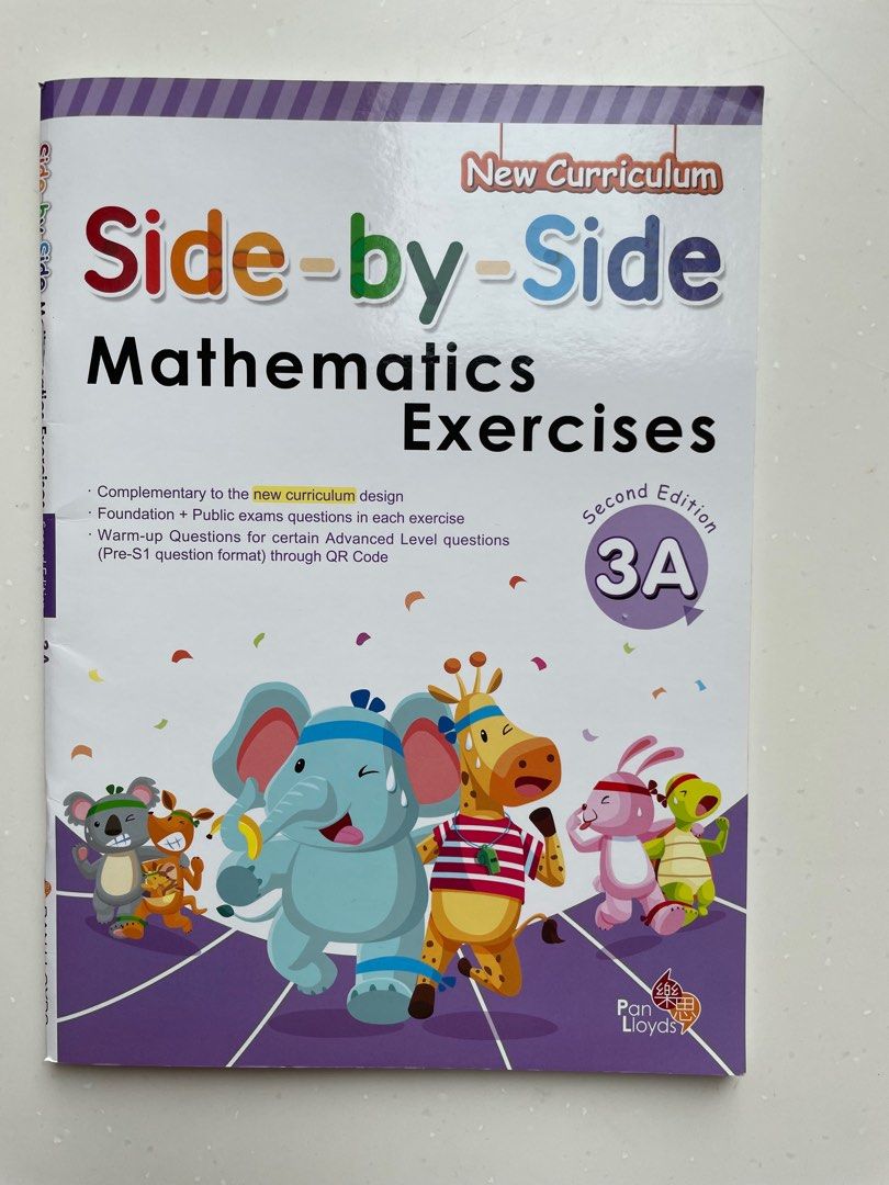 Side by Side Mathematics Exercise 3A, 興趣及遊戲, 書本 & 文具, 教科書 - Carousell