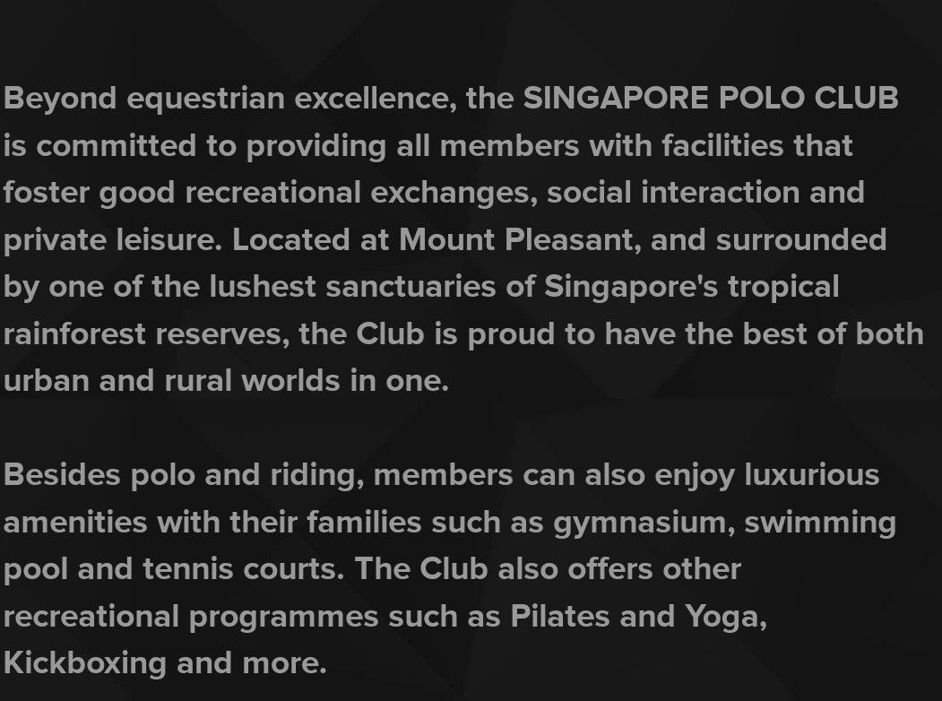 Singapore Polo Club Membership (Charter), Everything Else on Carousell