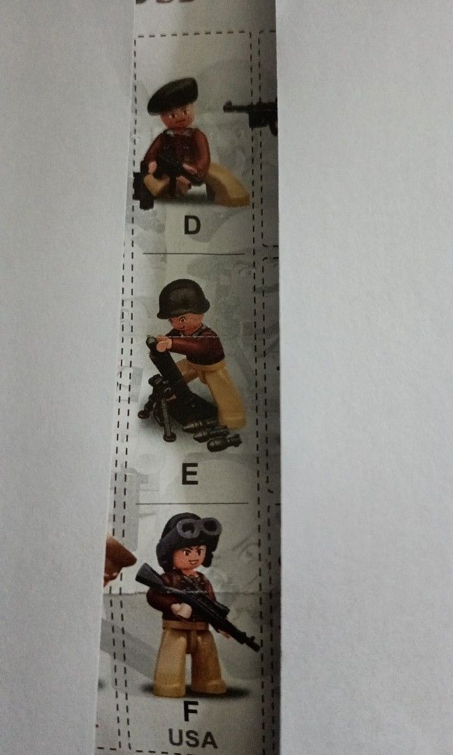 Sluban best sale ww2 minifigures