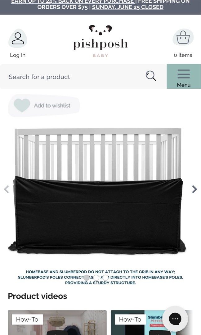 Slumberpod with Homebase and slumberpod fan, Babies & Kids, Baby