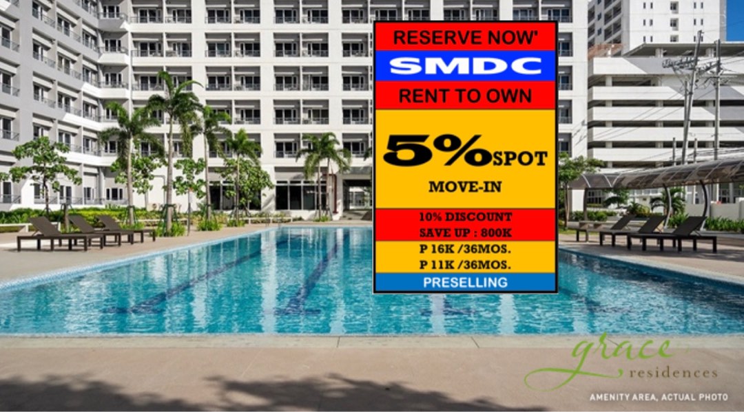SMDC GRACE RESIDENCES Condo for RENT in Taguig City levi Mariano Ave