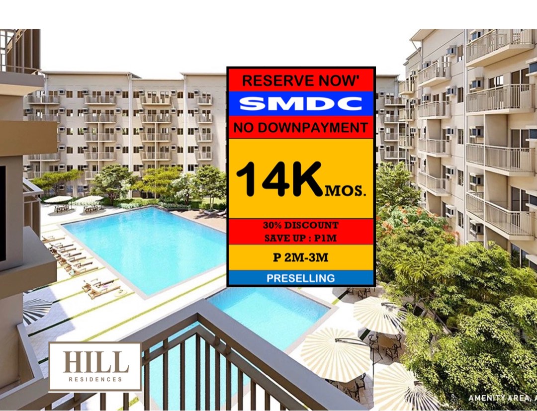 SMDC HILL RESIDENCES Condo for Sale in SM Novaliches Mall , Quezon City