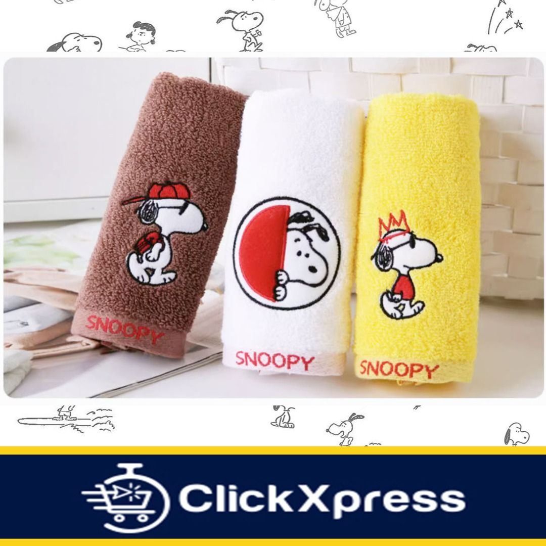 Snoopy hotsell bathroom towels