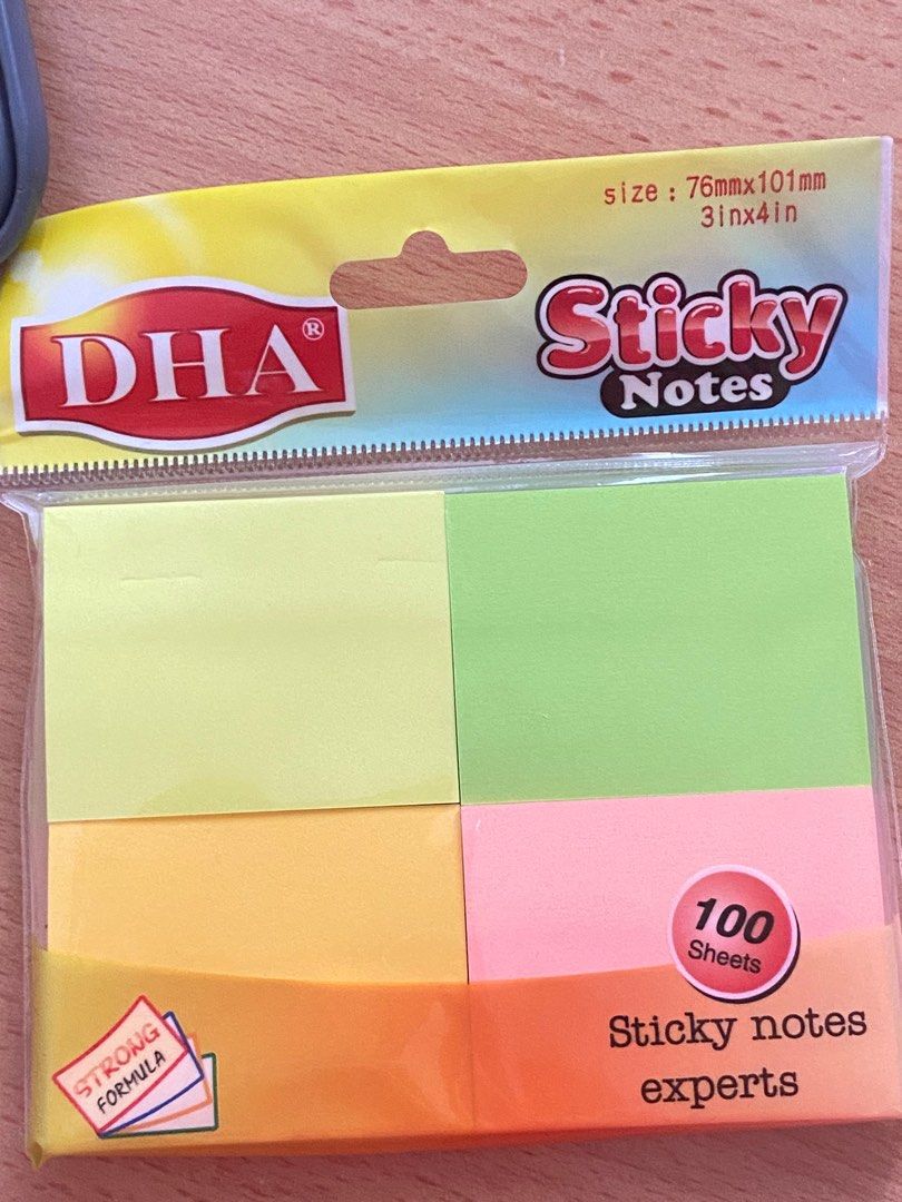 Sticky Notes, Hobbies & Toys, Stationery & Craft, Stationery & School ...