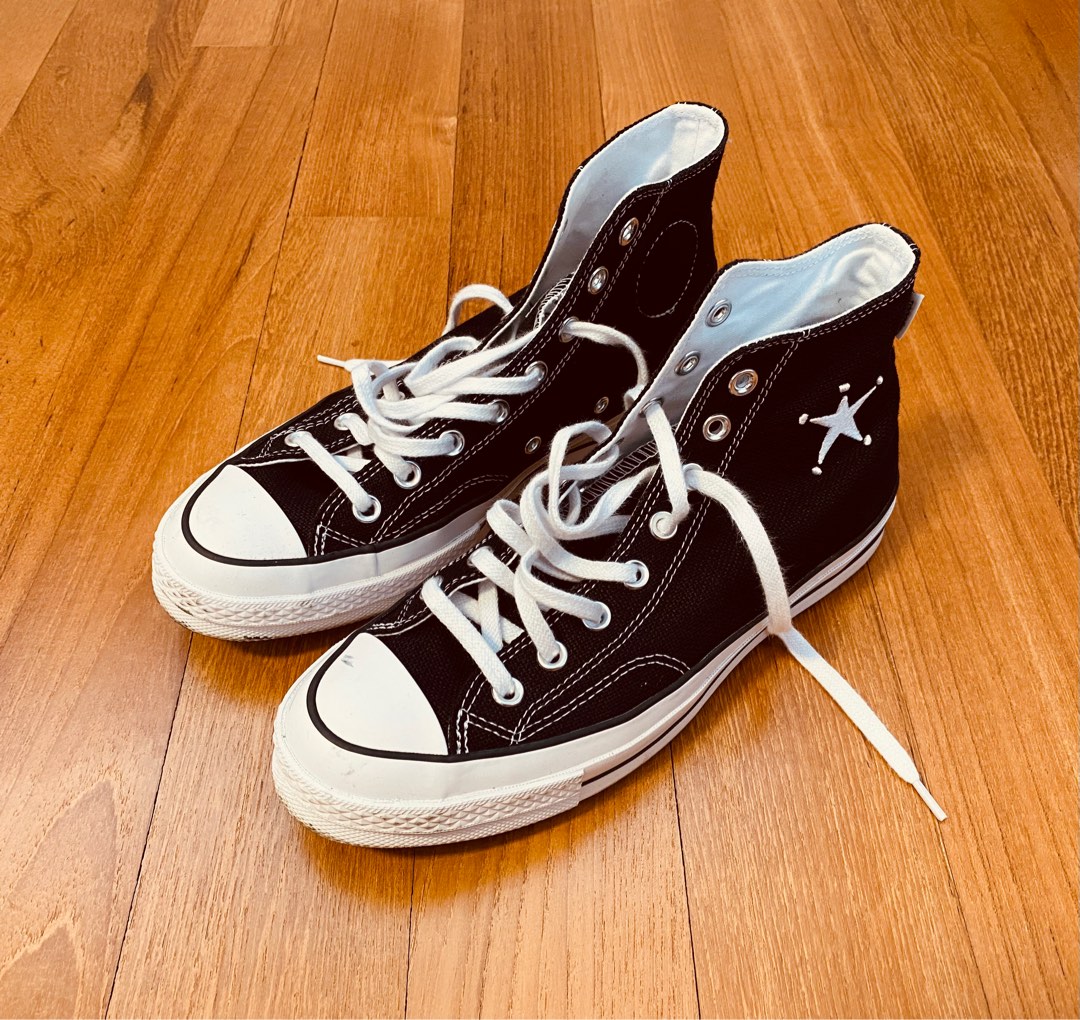 Stussy x Converse Chuck 70 Hi Men s Fashion Footwear Sneakers