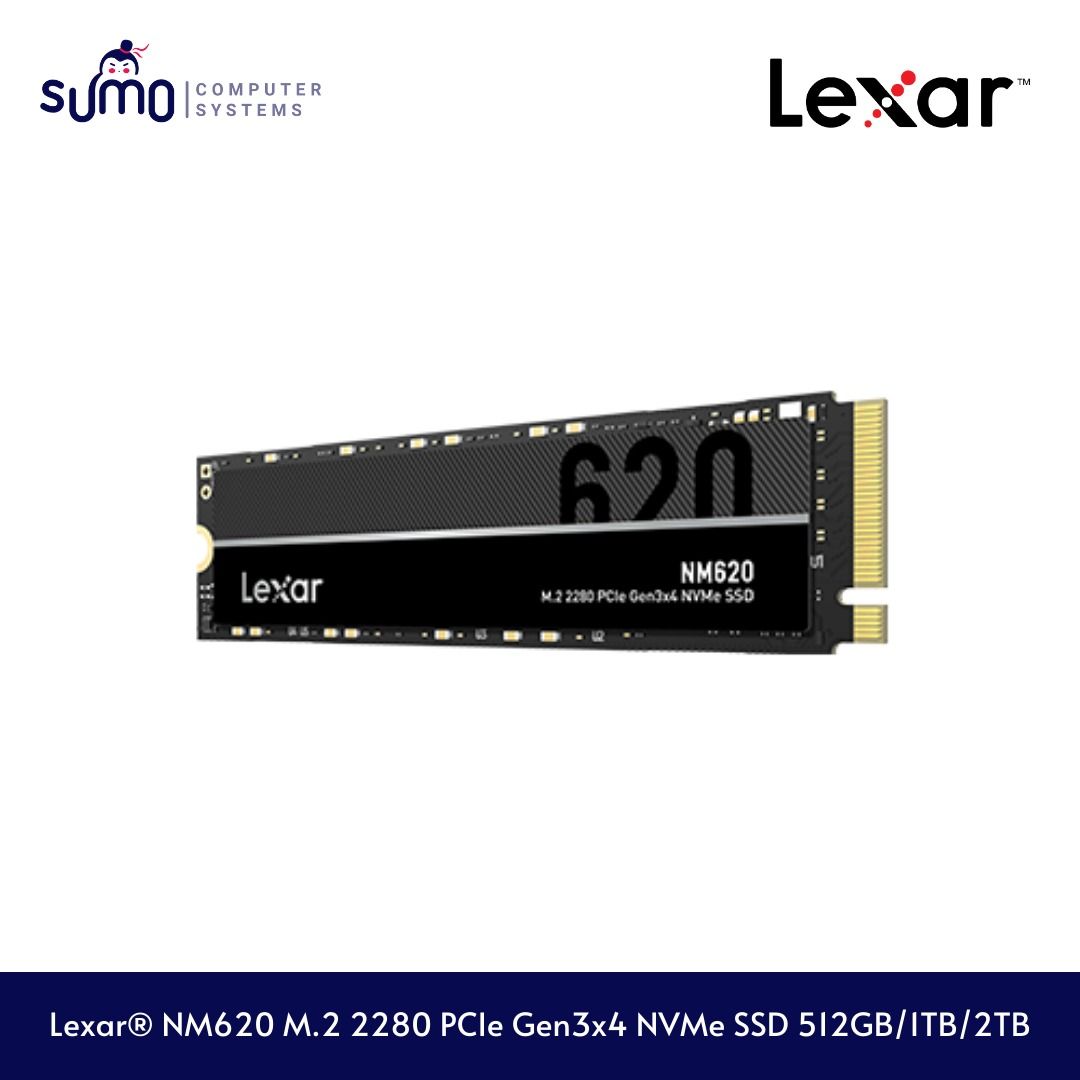 SUMO Lexar NM620 M.2 2280 PCIe Gen3x4 NVMe SSD 512GB 1TB 2TB