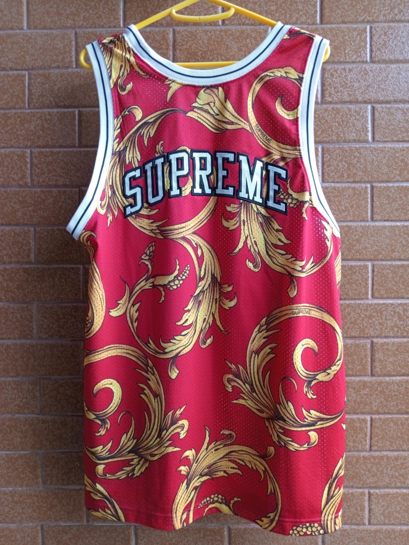 Supreme Nike SS14 Basketball Jersey Red, Men's Fashion