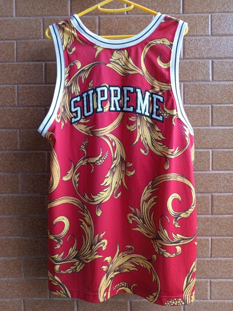 Supreme Nike SS14 Basketball Jersey Red, Men's Fashion, Activewear