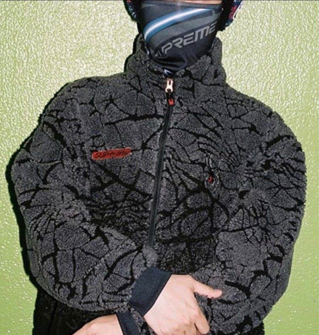 ジャケット/アウターSupreme Spyder Web Polar Fleece Jacket