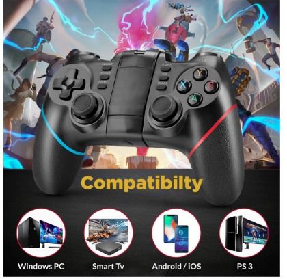 T6 Pro Wireless Bluetooth Joystick Gamepad Joystick for Android/iOS for ...