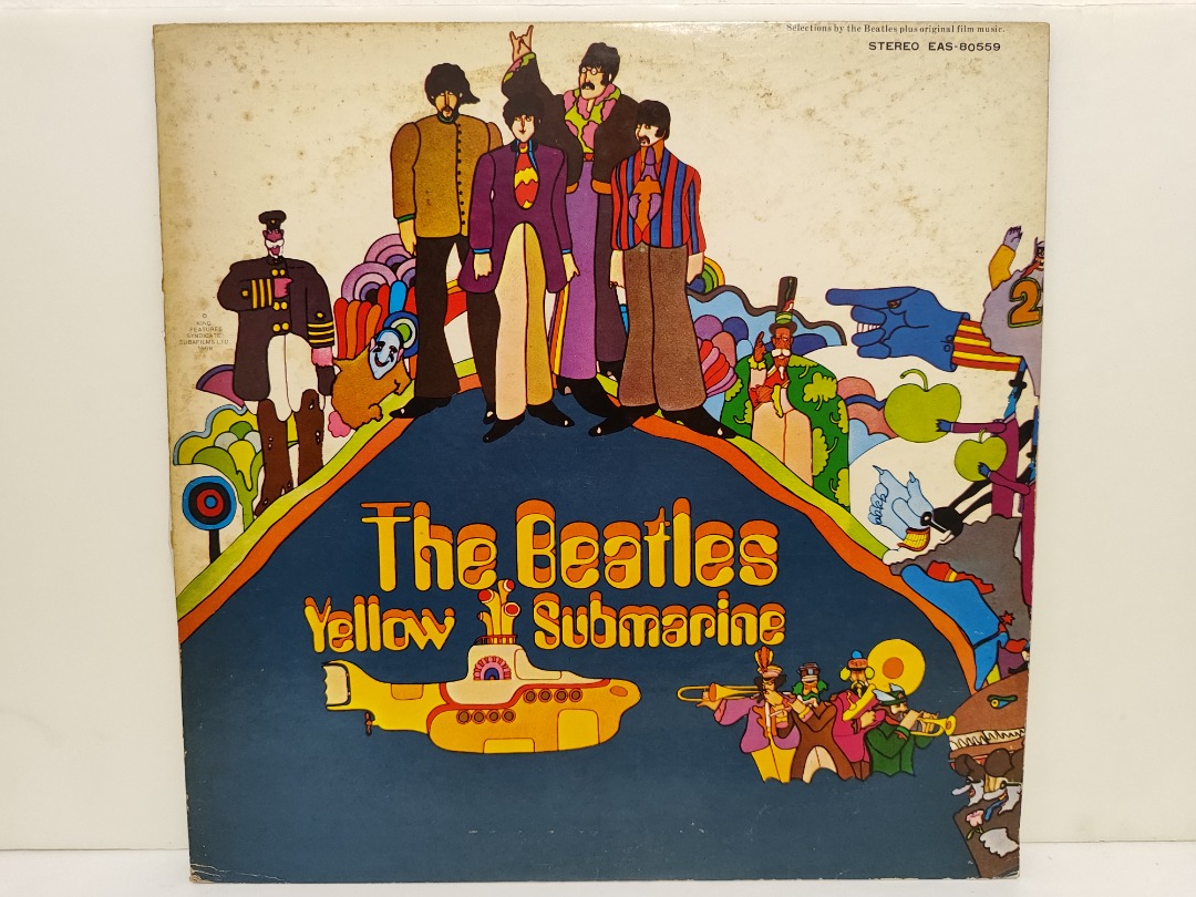 The Beatles Yellow Submarine (Japan white label promo), Hobbies & Toys, Music & Media, Vinyls