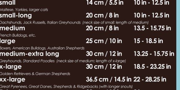 Comfy cone deals size chart