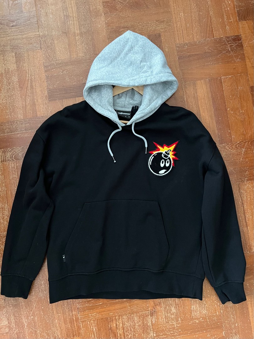 The Hundreds black hoodie, Men's Fashion, Activewear on Carousell