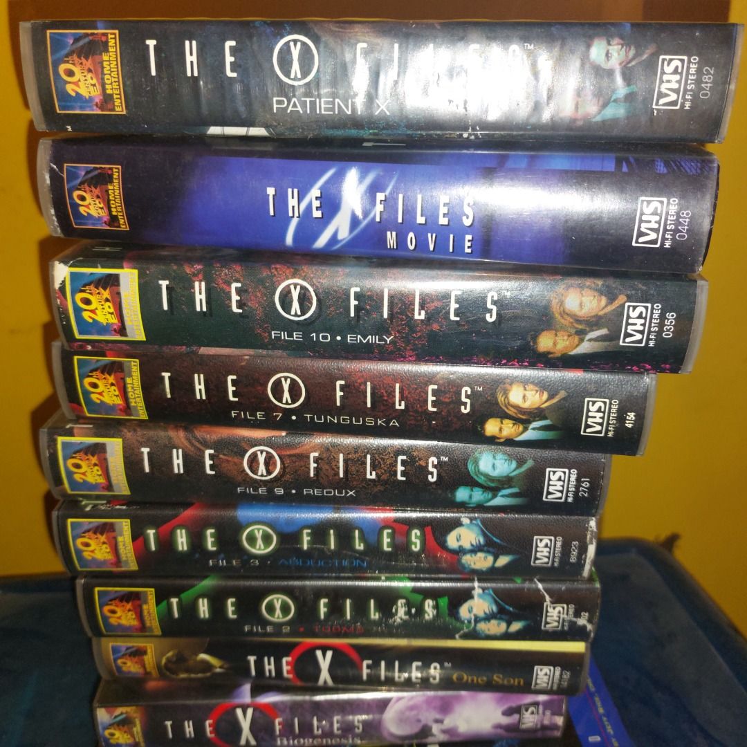 The X-Files Collectibles Set (VHS & Books) on Carousell