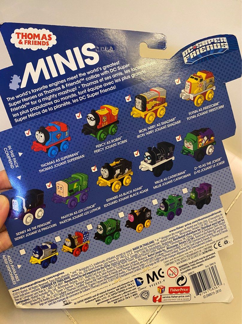 Thomas minis dc super friends list on sale