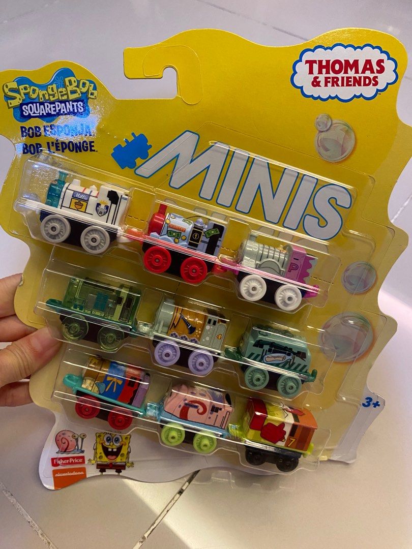 Thomas minis spongebob 9 pack hotsell