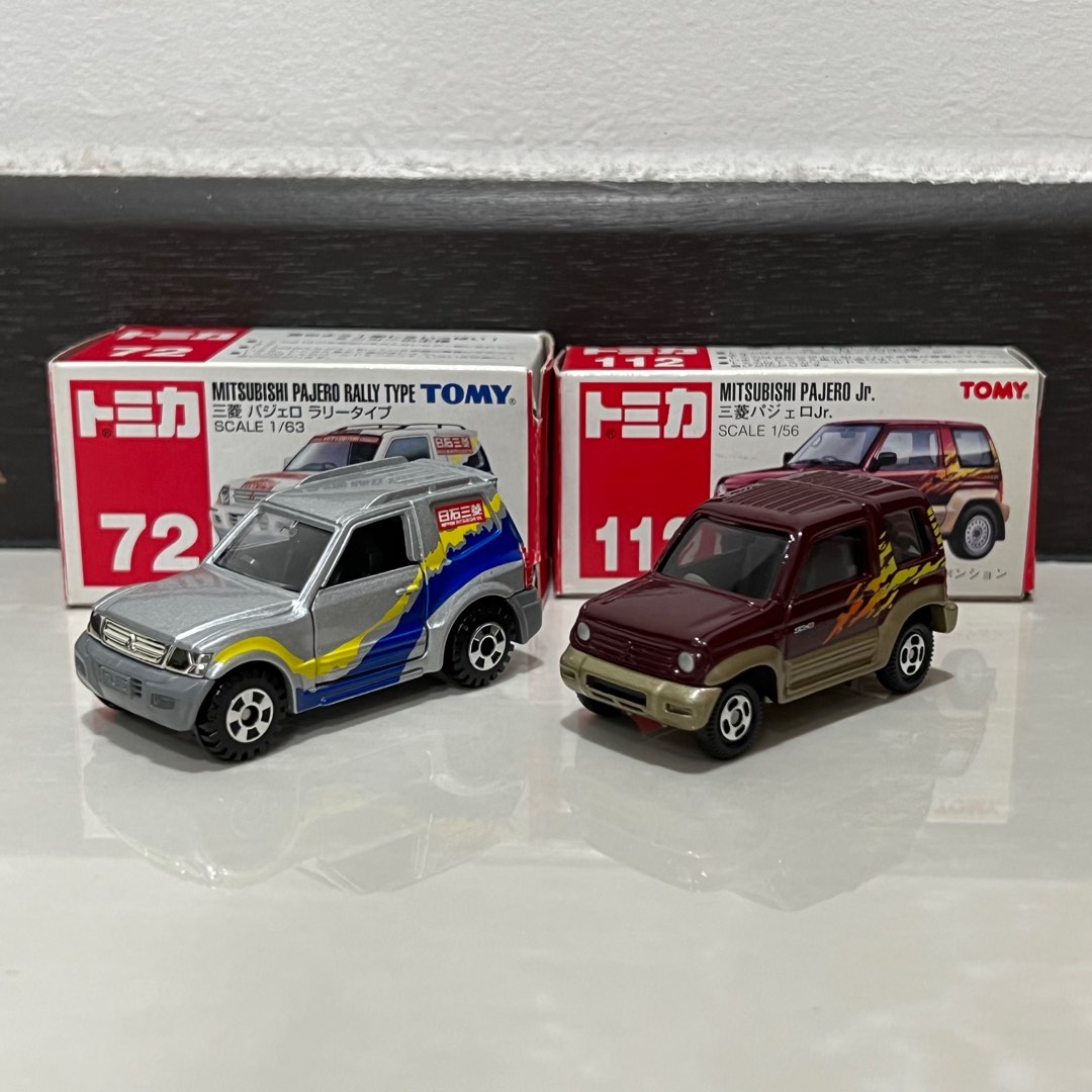 Tomica 72 Mitsubishi Pajero Rally Type 112 Mitsubishi Pajero Jr. Hobbies Toys Toys Games on Carousell