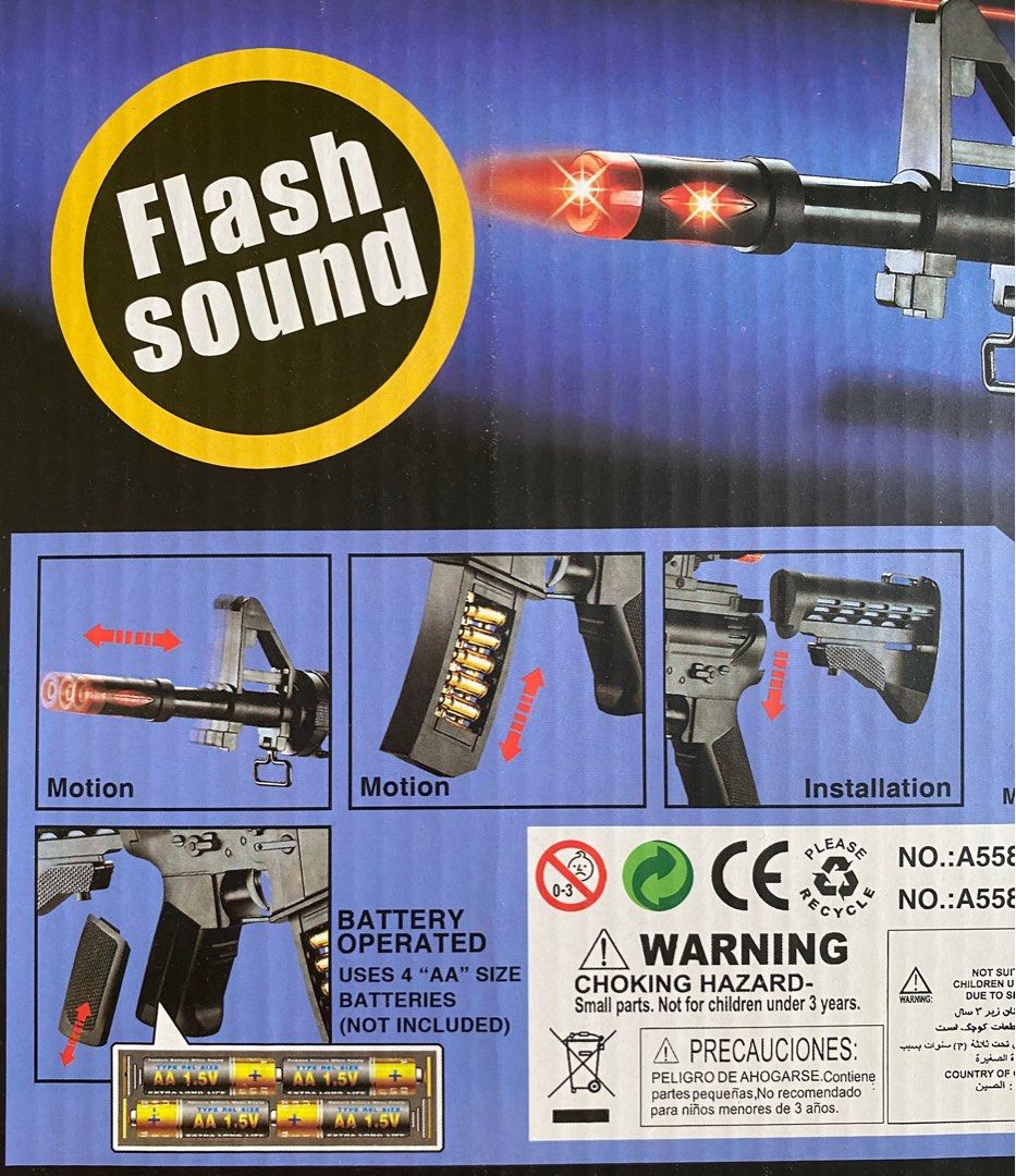 Toy Machine Gun, Hobbies & Toys, Toys & Games on Carousell