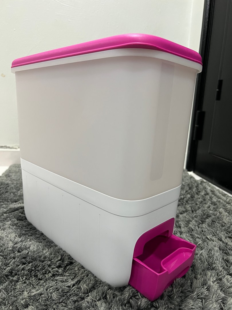 Tupperware Rice Dispenser 10kg, Furniture & Home Living, Kitchenware