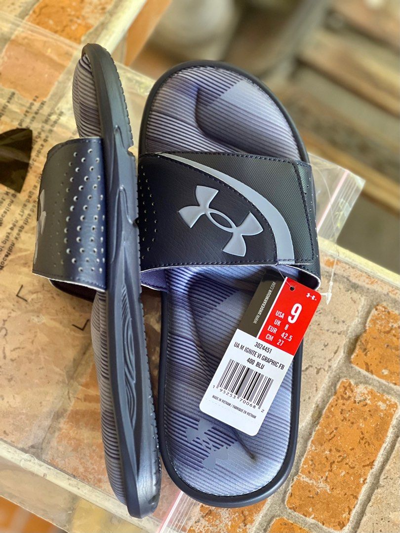 Under Armour Ignite VI Graphic Strap Slides US Men sizes 9 and