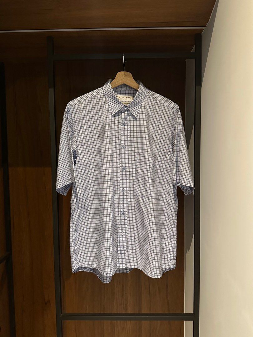 Universal Products × Thomas Mason SAX CHECK Shirt / 小格紋襯衫 2號 日本製