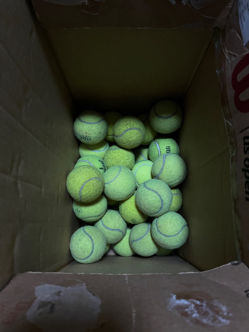 Used Tennis Balls, Sports Equipment, Sports & Games, Racket & Ball