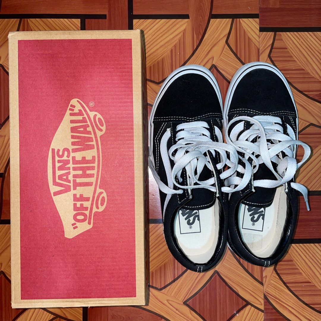 Vans old skool black original vs fake sales