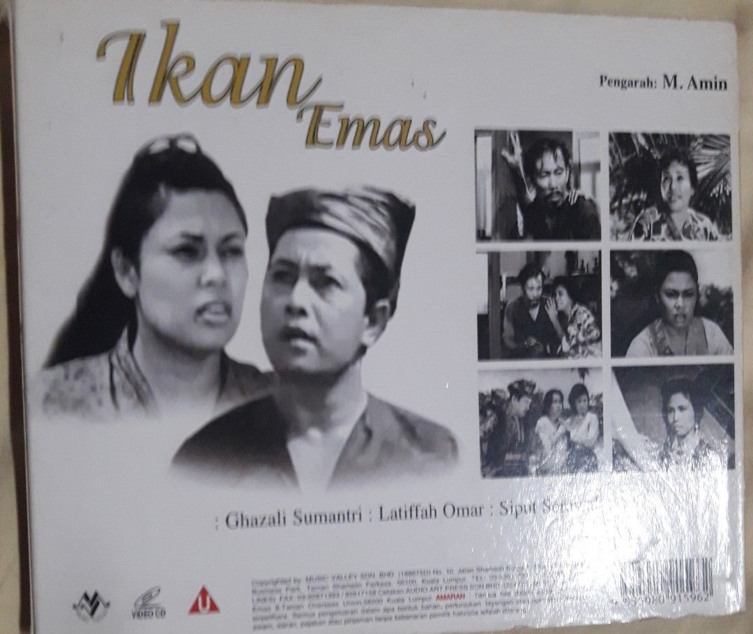 VCD Filem Melayu Klasik 'IKAN EMAS', Hobbies & Toys, Music & Media, CDs
